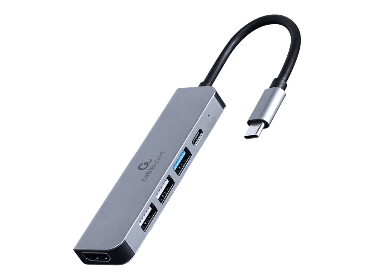 Gembird Cablexpert A-CM-COMBO5-03 - Dockingstation - USB-C 3.1