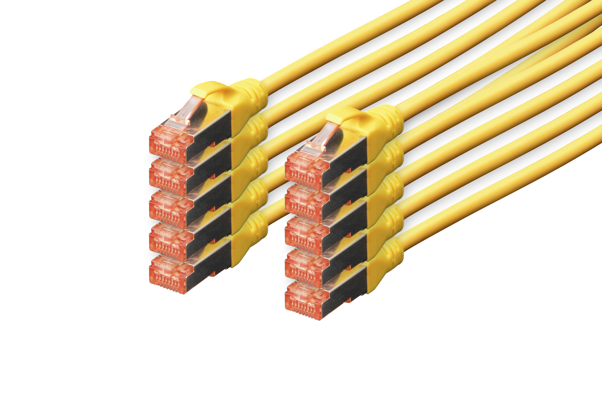 DIGITUS CAT 6 S/FTP Patchkabel, 10 Stck