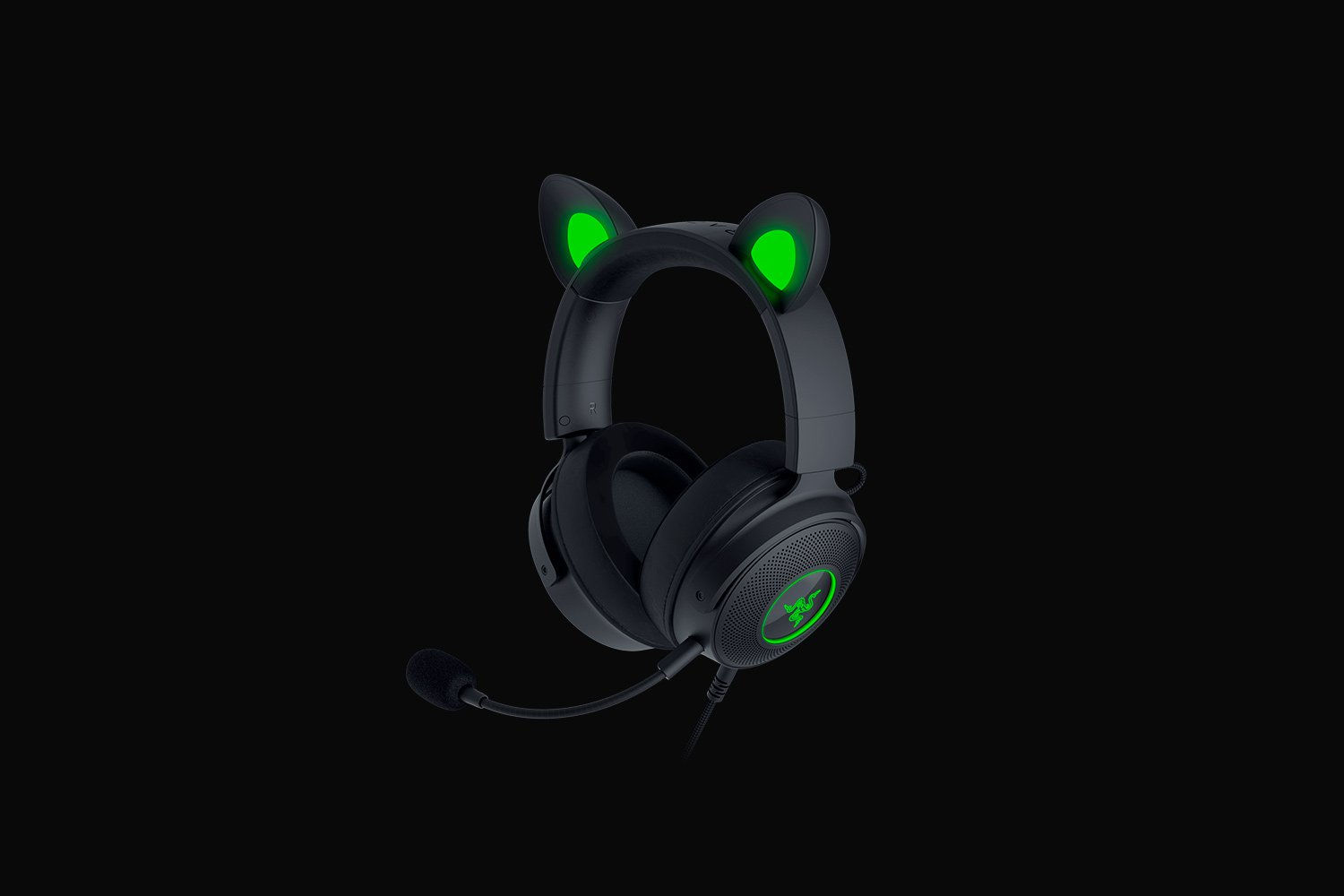 Razer Kraken Kitty V2 Pro Casque Avec fil Arceau Jouer USB Type-A Noir