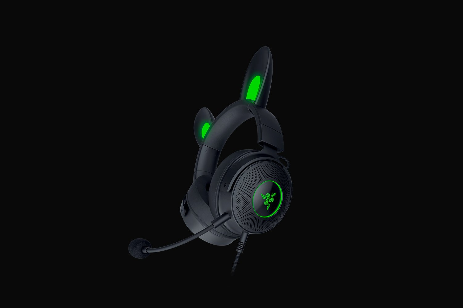 Razer Kraken Kitty V2 Pro Casque Avec fil Arceau Jouer USB Type-A Noir