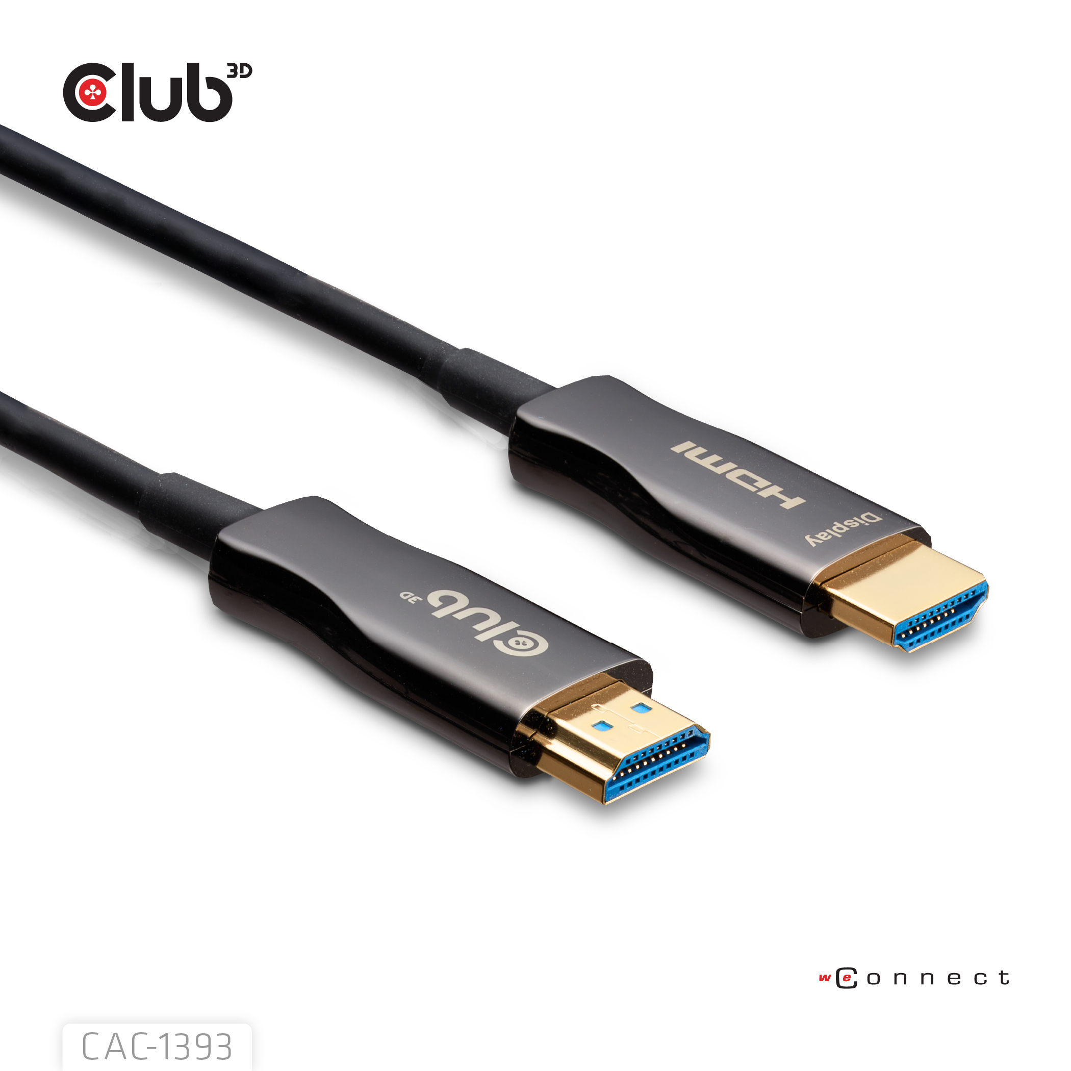 CLUB3D HDMI Hybrid AOC Cable 8K60Hz/4K120Hz 50m / 164.04ft