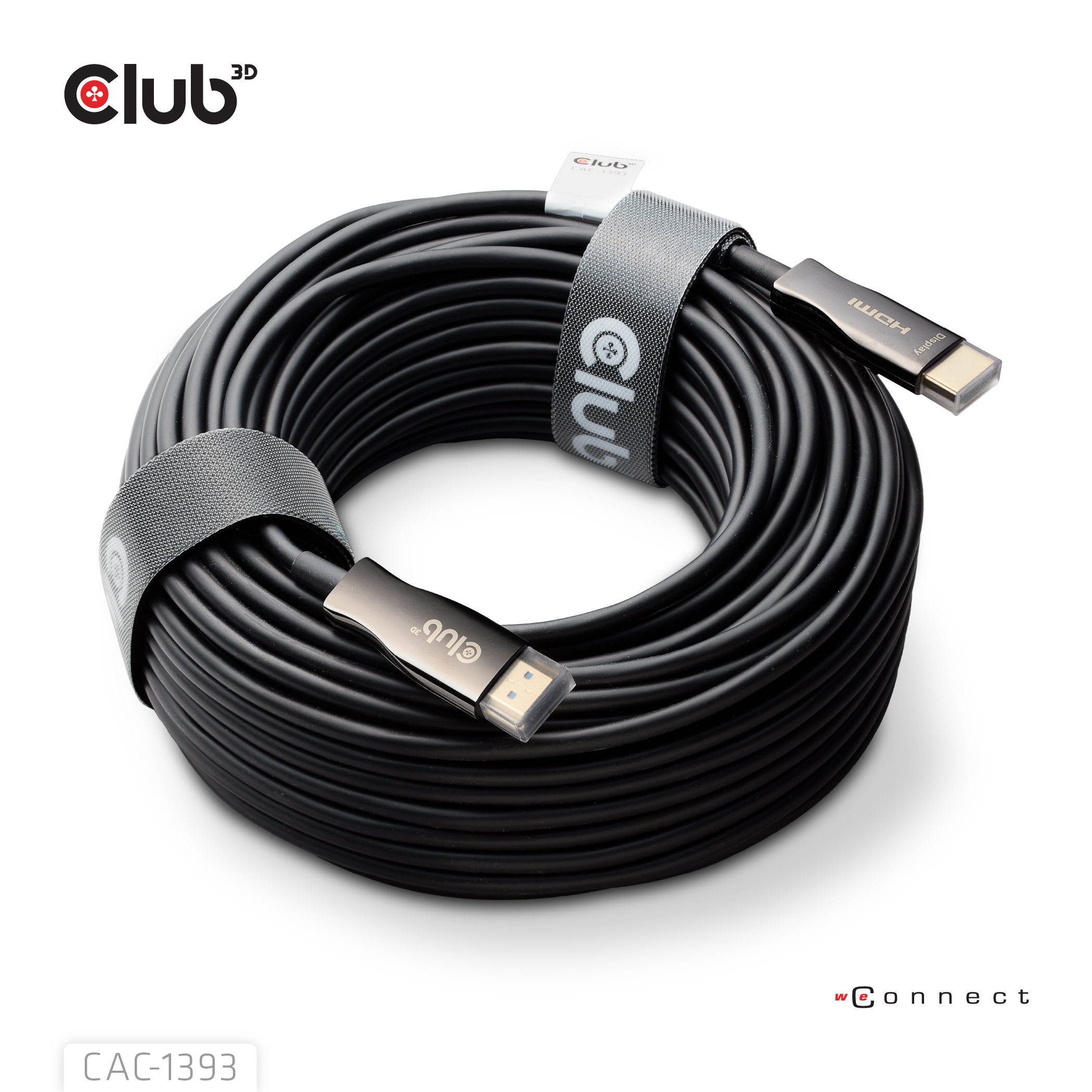 CLUB3D HDMI Hybrid AOC Cable 8K60Hz/4K120Hz 50m / 164.04ft