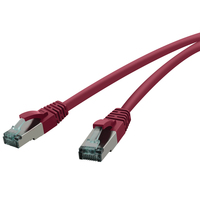 Red 2713-13-0089 - 0,25 m - Cat6a - S/FTP (S-STP) - RJ-45 - RJ-45 - Rot