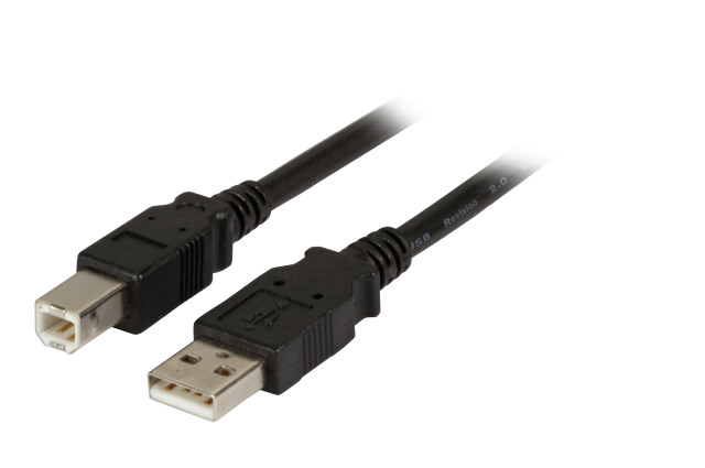 EFB Elektronik K5256SW.1,8 cable USB 1,8 m USB 2.0 USB A USB B Negro