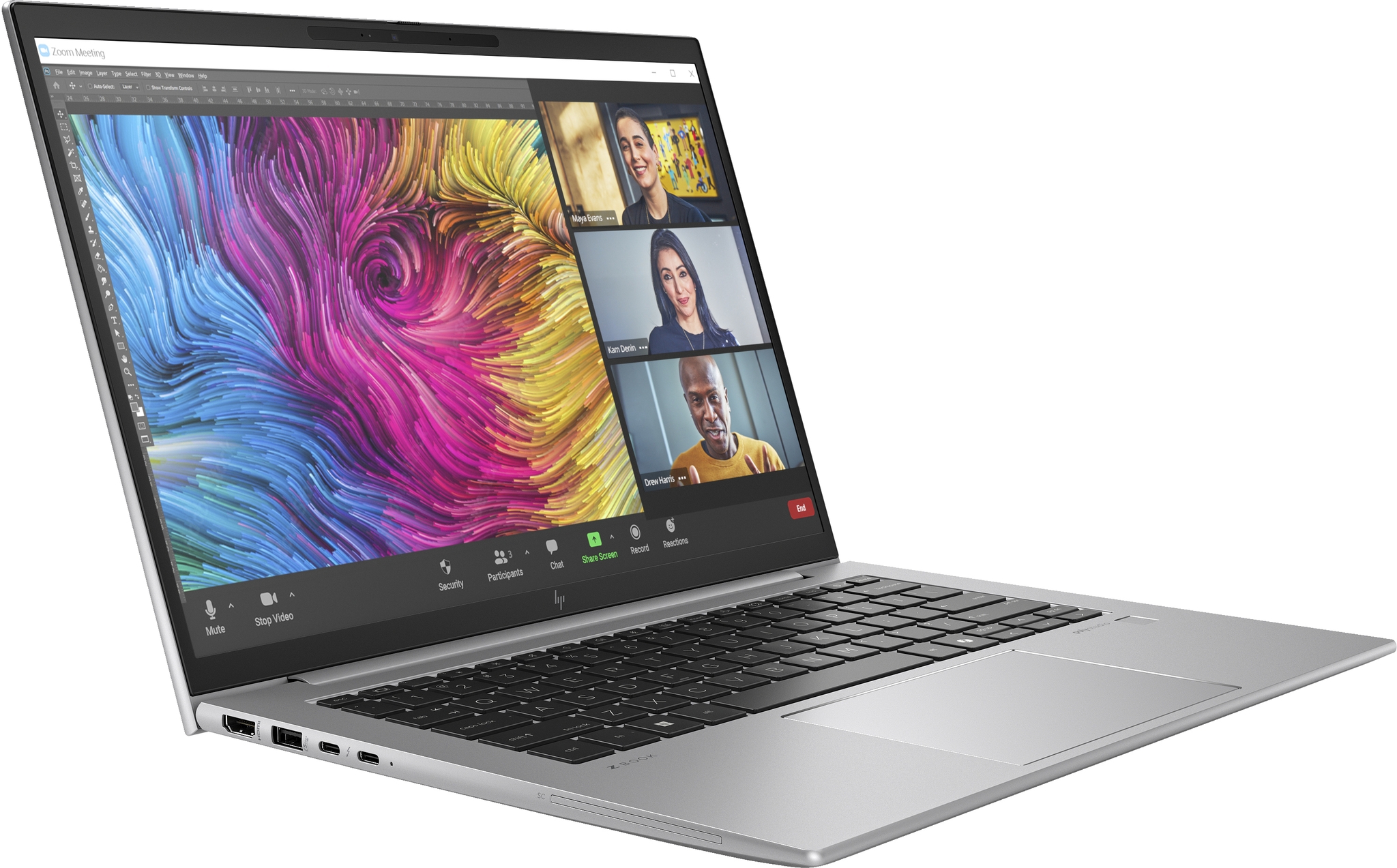 HP ZBook Firefly 14 G11 Mobile Workstation - Wolf Pro Security - Intel Core Ultra 7 155H / 1.4 GHz - Win 11 Pro - RTX A500 - 32 GB RAM - 1 TB SSD NVMe, TLC - 35.6 cm (14)