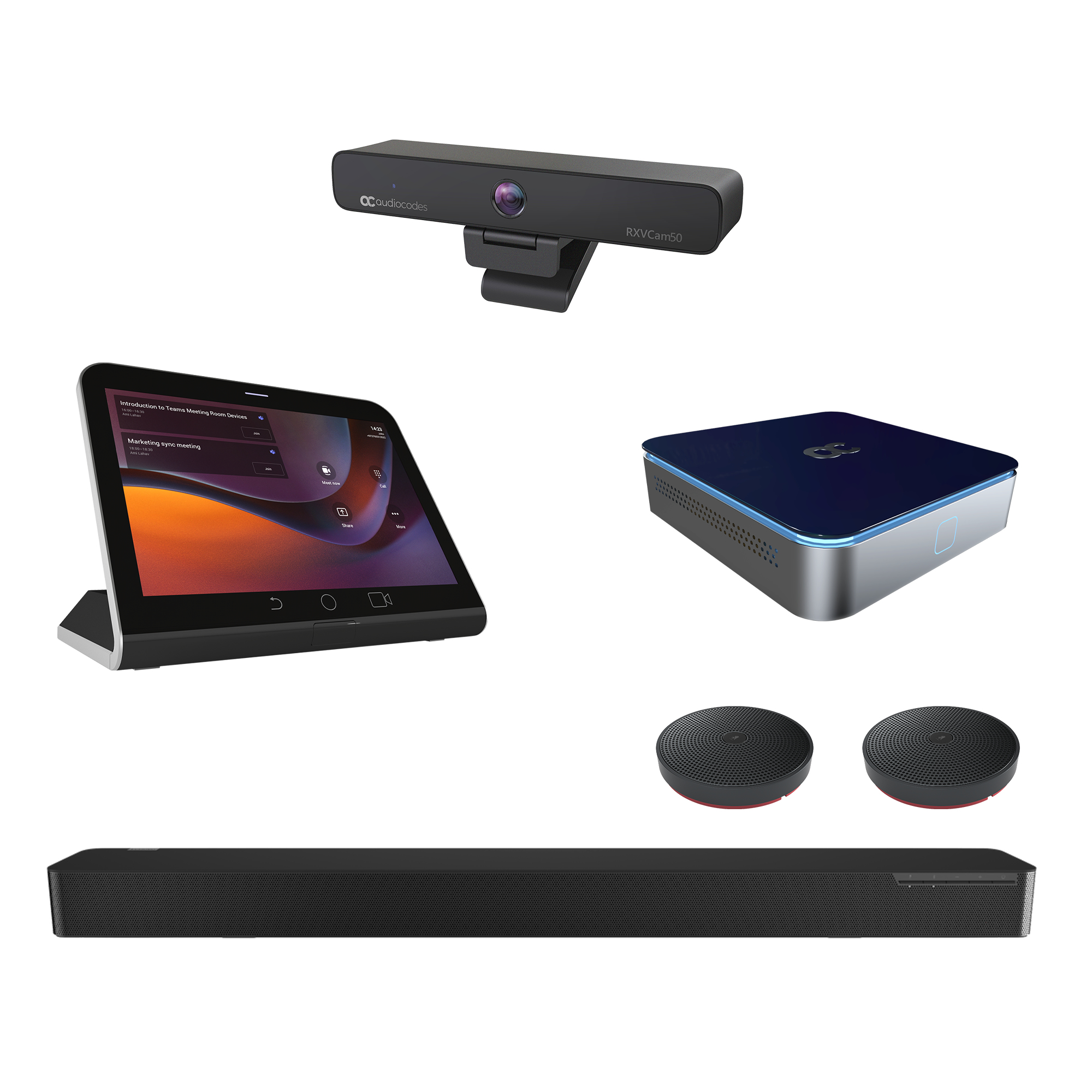 AudioCodes RXV200�for Microsoft Teams room mid size to large meeting room Bundle