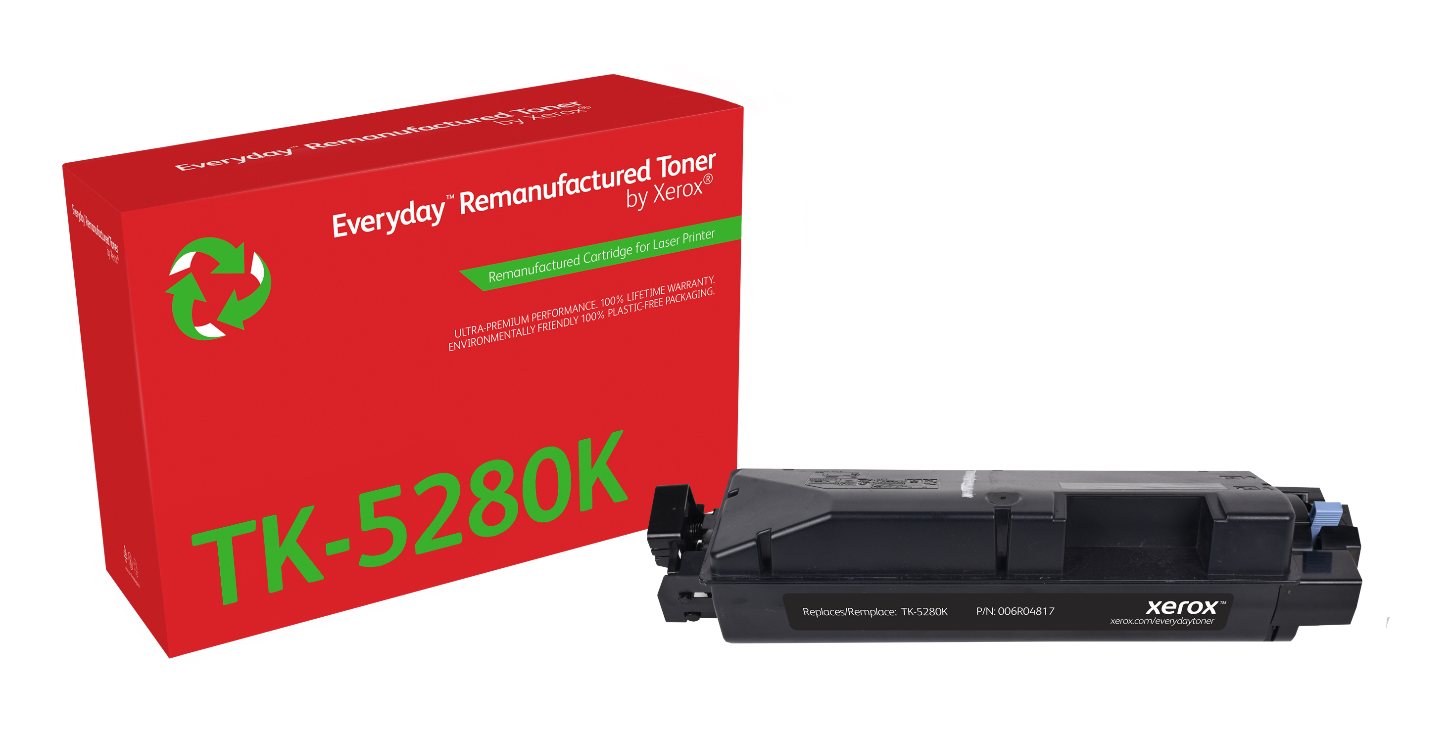 Remanufacturado Everyday Tner Everyday Negro remanufacturado de Xerox es compatible con Kyocera TK-5280K, Capacidad estndar