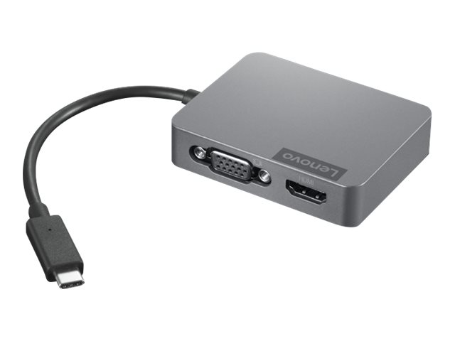 Lenovo 4X91A30366 hub de interfaz USB 2.0 Type-C Gris