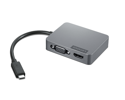 Lenovo 4X91A30366 hub de interfaz USB 2.0 Type-C Gris