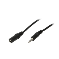 LogiLink 3.5mm - 3.5mm, 5m c�ble audio 3,5mm Noir