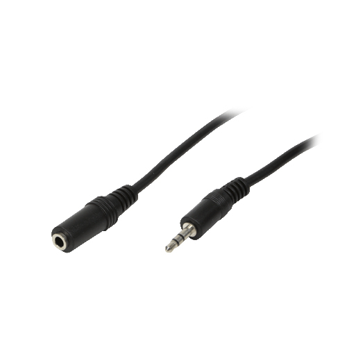 LogiLink 3.5mm - 3.5mm, 5m c�ble audio 3,5mm Noir
