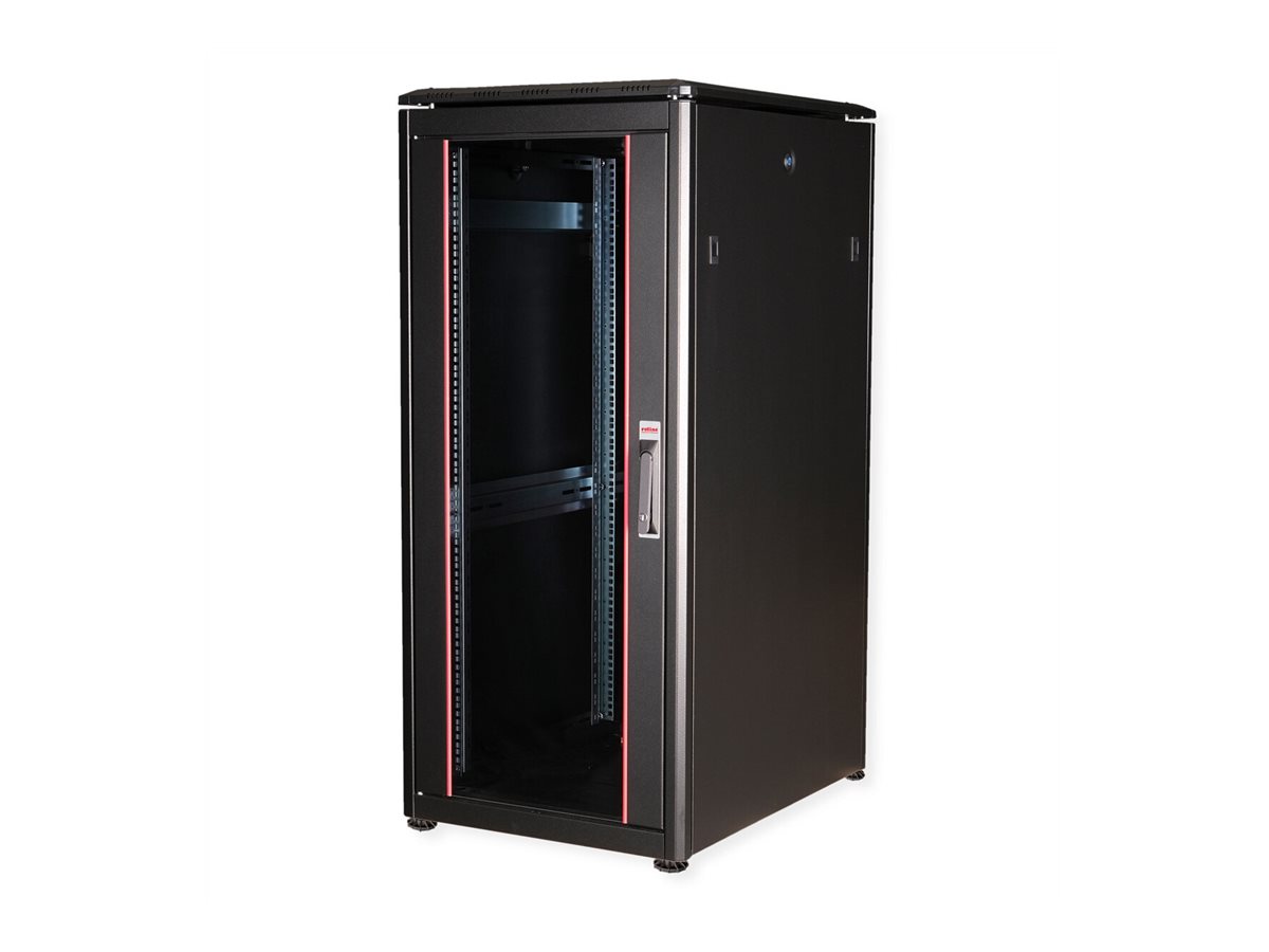 ROLINE Pro - Schrank Netzwerkschrank - mit Glast�r, 600 x 800 mm (B x T)