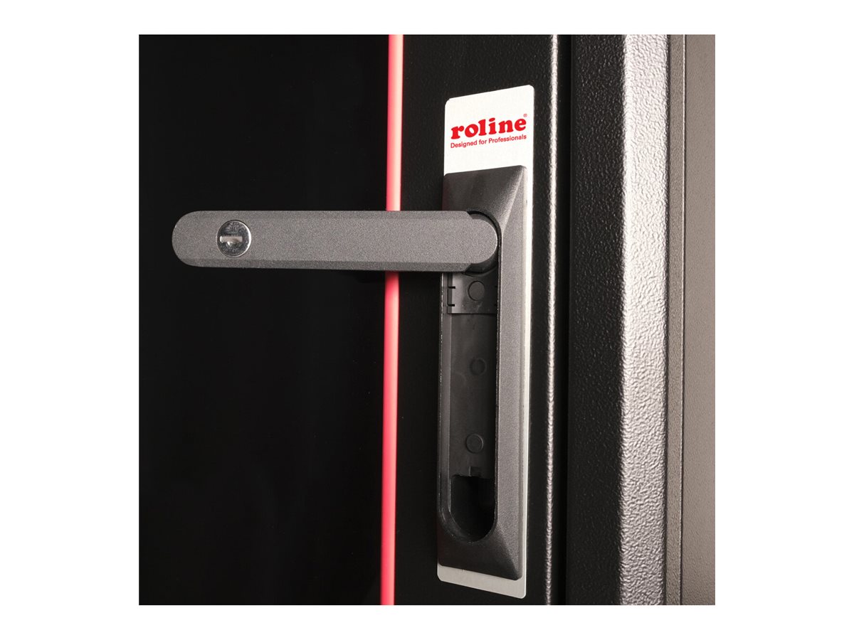ROLINE Pro - Schrank Netzwerkschrank - mit Glast�r, 600 x 800 mm (B x T)