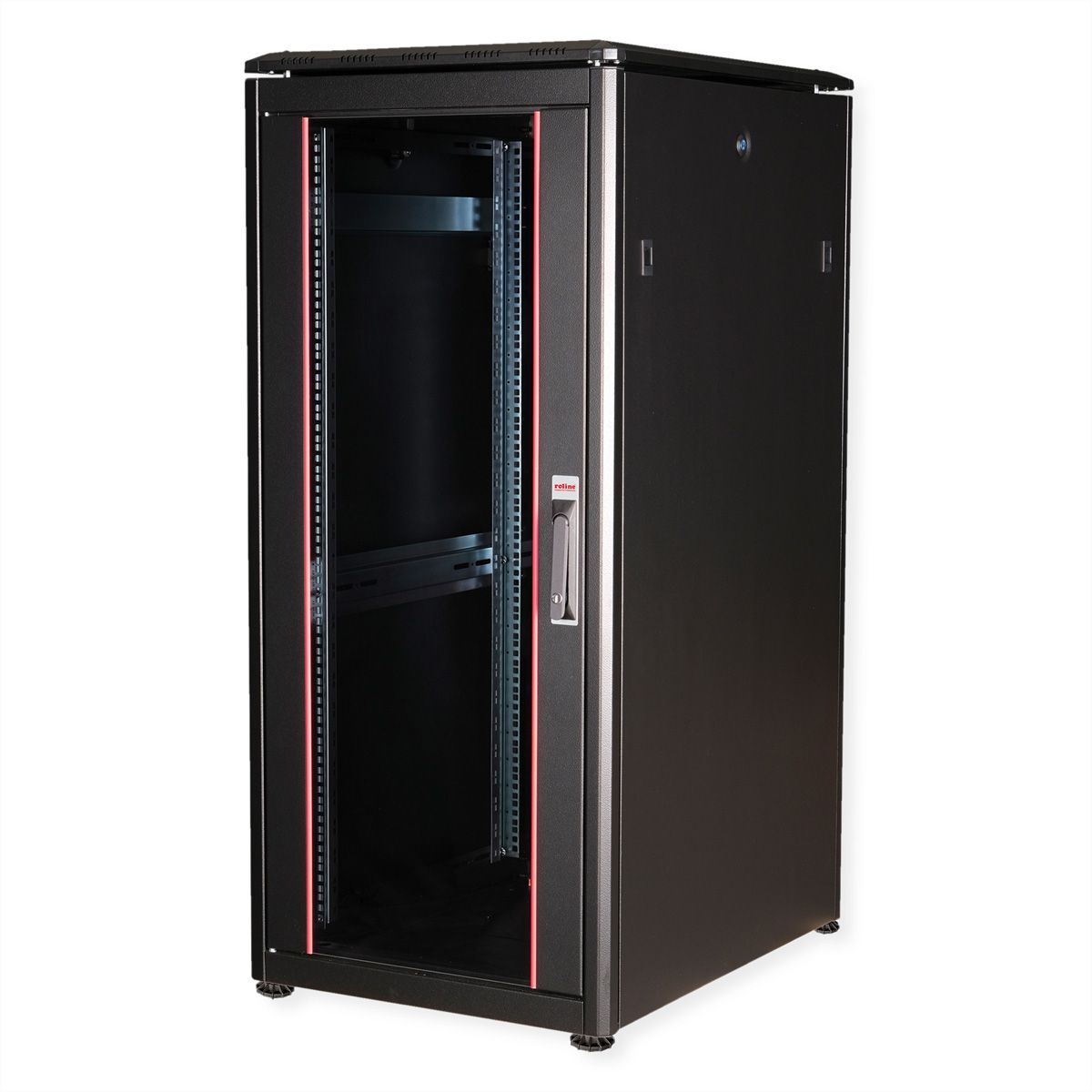 ROLINE Pro - Schrank Netzwerkschrank - mit Glast�r, 600 x 800 mm (B x T)
