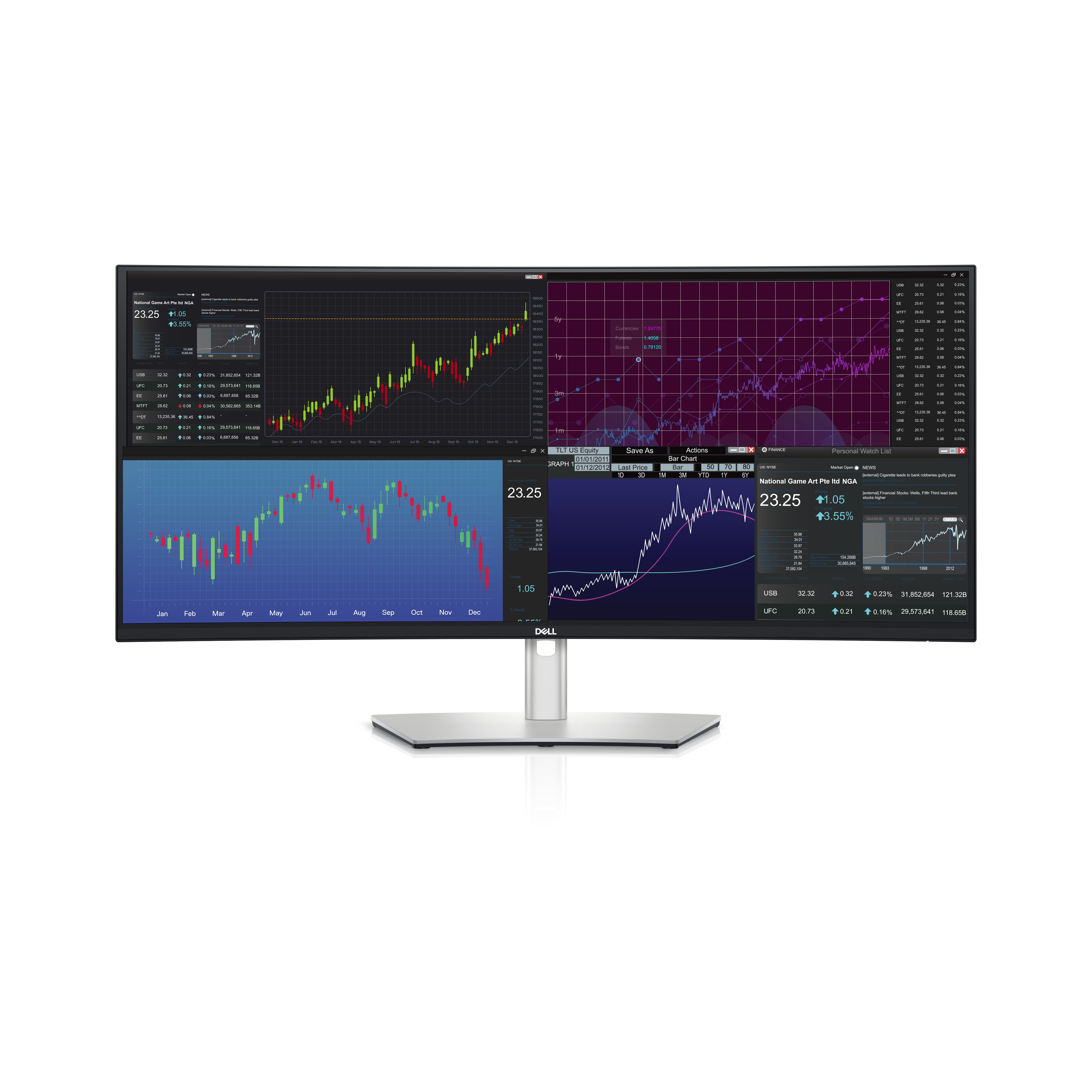 Dell UltraSharp U3824DW - LED-Monitor - gebogen - 96.5 cm (38)