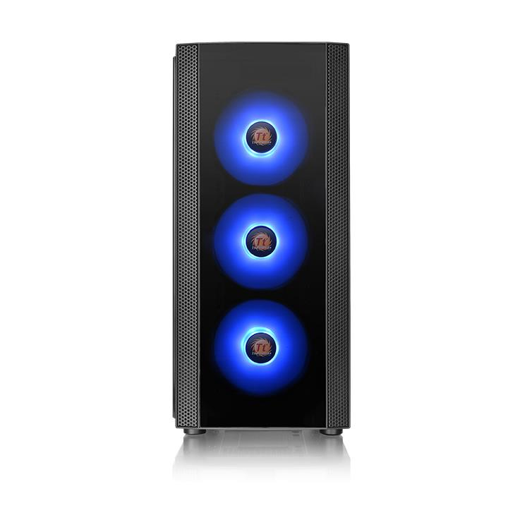 Thermaltake Versa J25 - Tempered Glass RGB Edition - Tower - ATX - Seitenteil mit Fenster (geh�rtetes Glas)