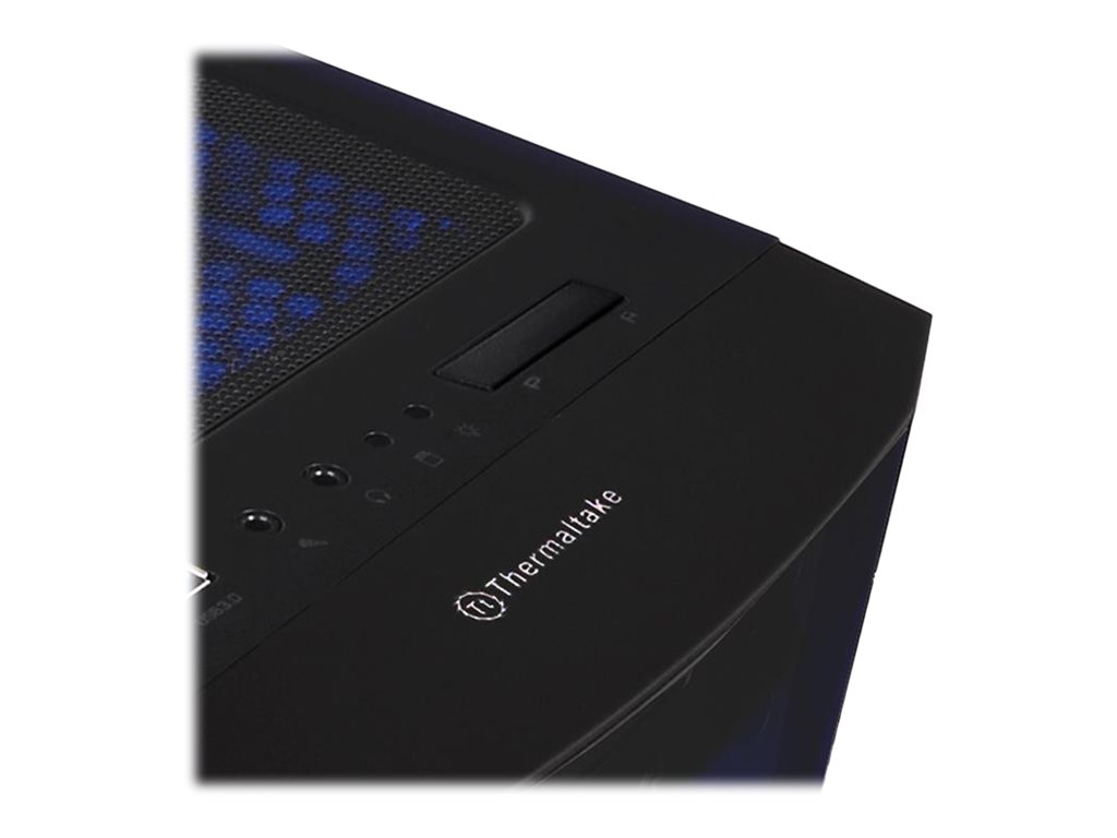 Thermaltake Versa J25 - Tempered Glass RGB Edition - Tower - ATX - Seitenteil mit Fenster (geh�rtetes Glas)