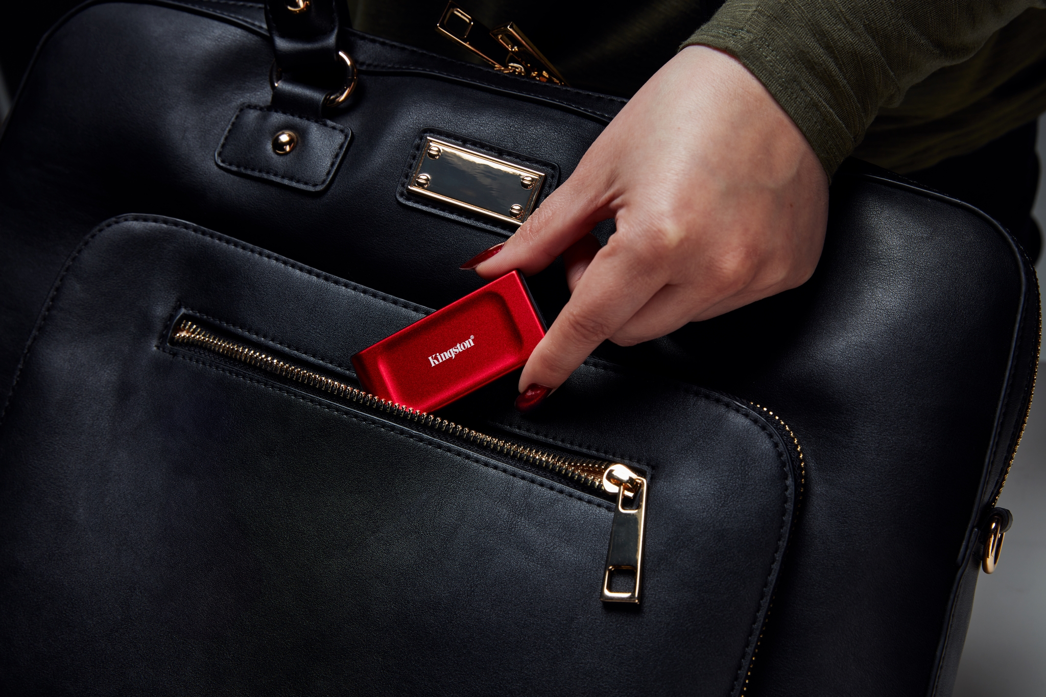 Kingston Technology 2TB XS1000 Red External USB 3.2 Gen 2 Portable Solid State Drive