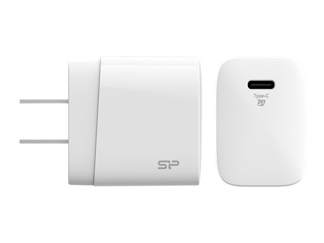 Silicon Power SP18WASYQM10L0CW Caricabatterie per dispositivi mobili Smartphone, Tablet Bianco AC Ricarica rapida Interno