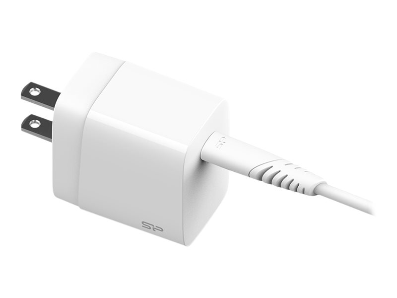 Silicon Power SP18WASYQM10L0CW Caricabatterie per dispositivi mobili Smartphone, Tablet Bianco AC Ricarica rapida Interno