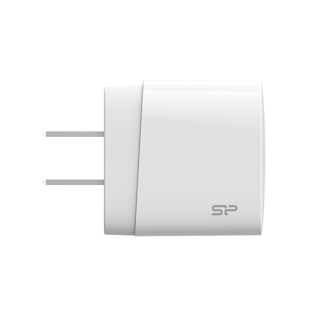Silicon Power SP18WASYQM10L0CW Caricabatterie per dispositivi mobili Smartphone, Tablet Bianco AC Ricarica rapida Interno