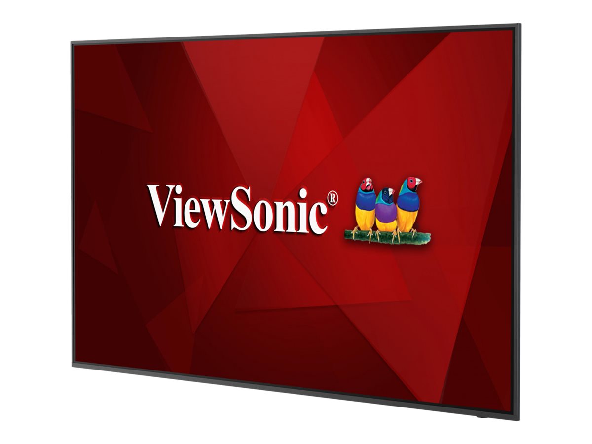Viewsonic CDE6530 pantalla de se�alizaci�n Pantalla plana para se�alizaci�n digital 165,1 cm (65) LCD Wifi 450 cd / m� 4K Ultra HD Negro Procesador incorporado Android 11 24/7
