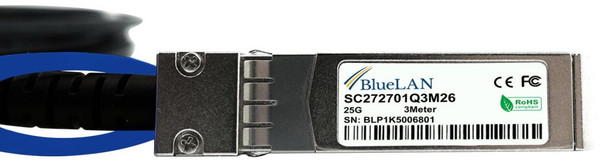 BlueOptics SFP28-DAC-3M-SG InfiniBand cable Black