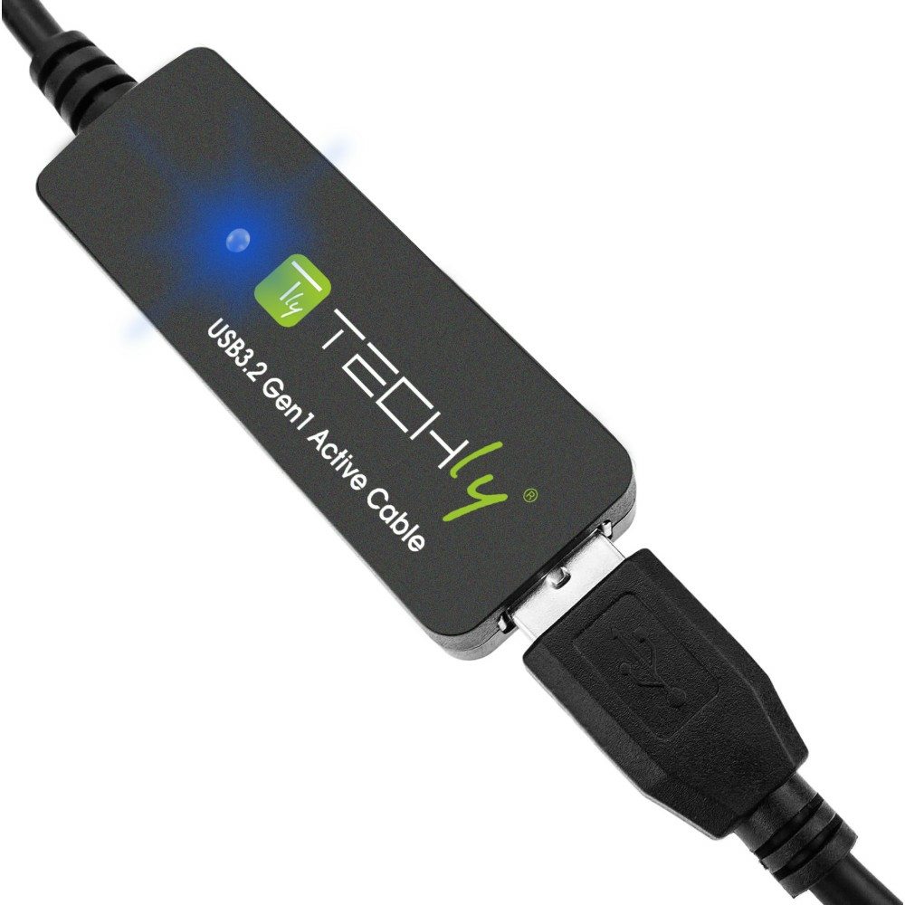 Techly Verl�ngerungskabel USB3.2 SuperSpeed+ 10m - Digital/Daten - Verl�ngerungskabel