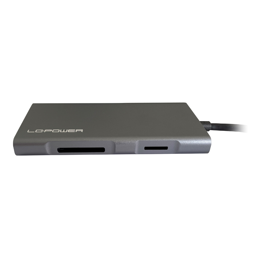 LC-Power LC-HUB-C-MULTI-5 notebook dock/port replicator Wired USB 3.2 Gen 1 (3.1 Gen 1) Type-C Anthracite, Black