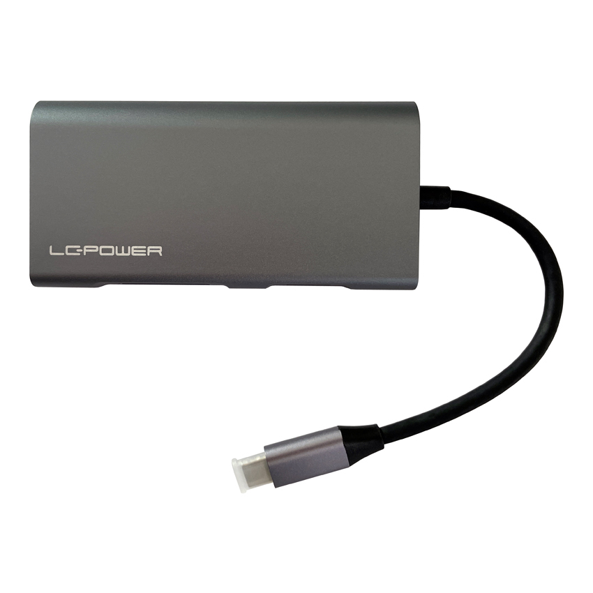 LC-Power LC-HUB-C-MULTI-5 notebook dock/port replicator Wired USB 3.2 Gen 1 (3.1 Gen 1) Type-C Anthracite, Black