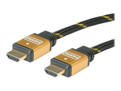 ROLINE 11.04.5508 cable HDMI 15 m HDMI tipo A (Estndar) Negro, Oro