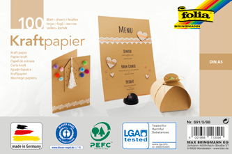 Folia 691/5/98 papier cr�atif papier dart 100 feuilles