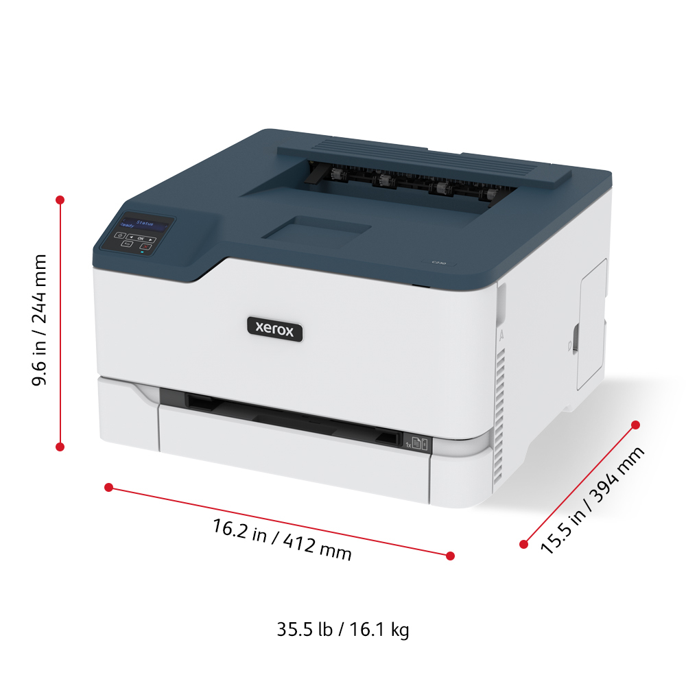Xerox C230 A4 22 ppm Impresora inal�mbrica a doble cara PS3 PCL5e6 2 bandejas Total 251 hojas