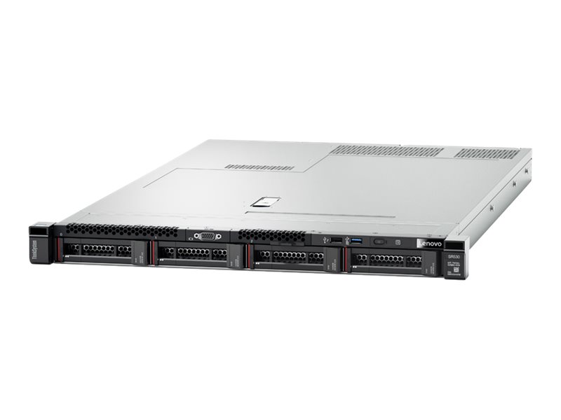 Lenovo ThinkSystem SR530 7X08 - Server - Rack-Montage - 1U - zweiweg - 1 x Xeon Silver 4208 / 2.1 GHz - RAM 16 GB - SAS - Hot-Swap 6.4 cm (2.5)