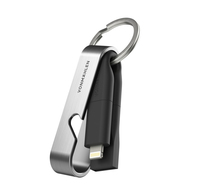 Vonmhlen High Six cable USB USB 2.0 USB C Negro, Acero inoxidable