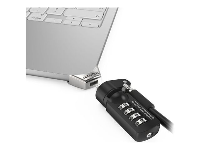 Compulocks Sicherheitsschlossadapter - with combination cable lock (corner lock)