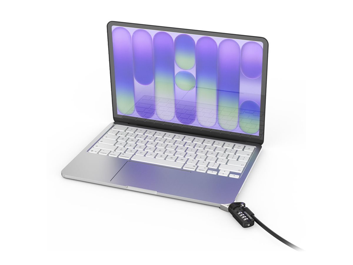 Compulocks Sicherheitsschlossadapter - with combination cable lock (corner lock)