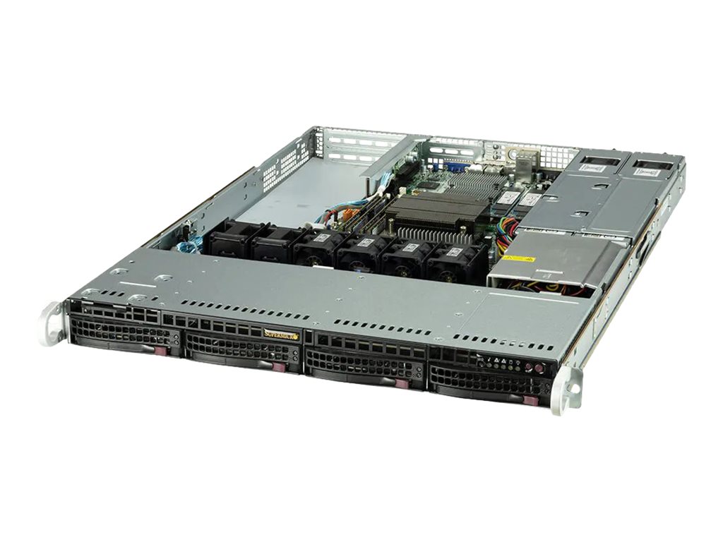Supermicro UP SuperServer 510T-WTR - Server - Rack-Montage - 1U - 1-Weg - keine CPU - RAM 0 GB - SATA - Hot-Swap 8.9 cm (3.5)