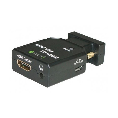 Techly IDA VGA-HDMINI - VGA/Audio zu HDMI Konverter