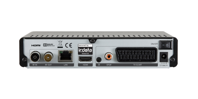 DigitalBox IMPERIAL T2 IR Plus Ethernet (RJ-45) Full HD Negro