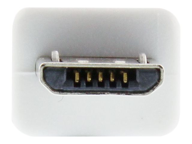 InLine 1.5m USB 2.0 A-microB m/m cable USB 1,5 m USB A Micro-USB B Blanco