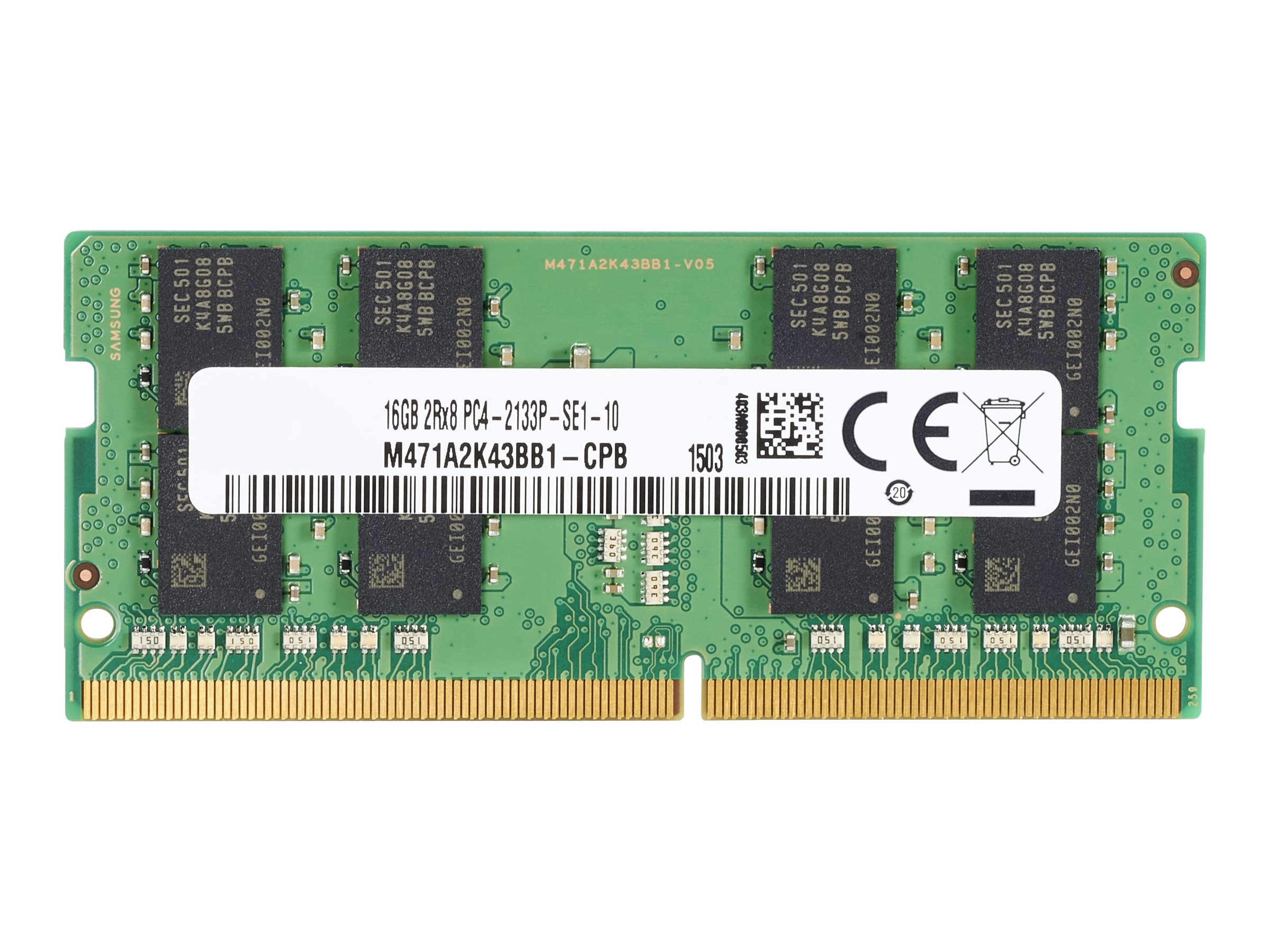 HP DDR4 - Modul - 8 GB - SO DIMM 260-PIN - 2666 MHz / PC4-21300 - 1.2 V - ungepuffert - non-ECC - fr (non-ECC):