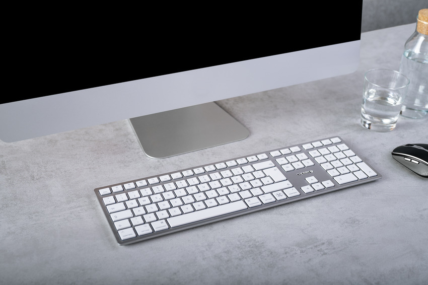 CHERRY KW 9100 SLIM FOR MAC keyboard USB + Bluetooth QWERTY Nordic Silver