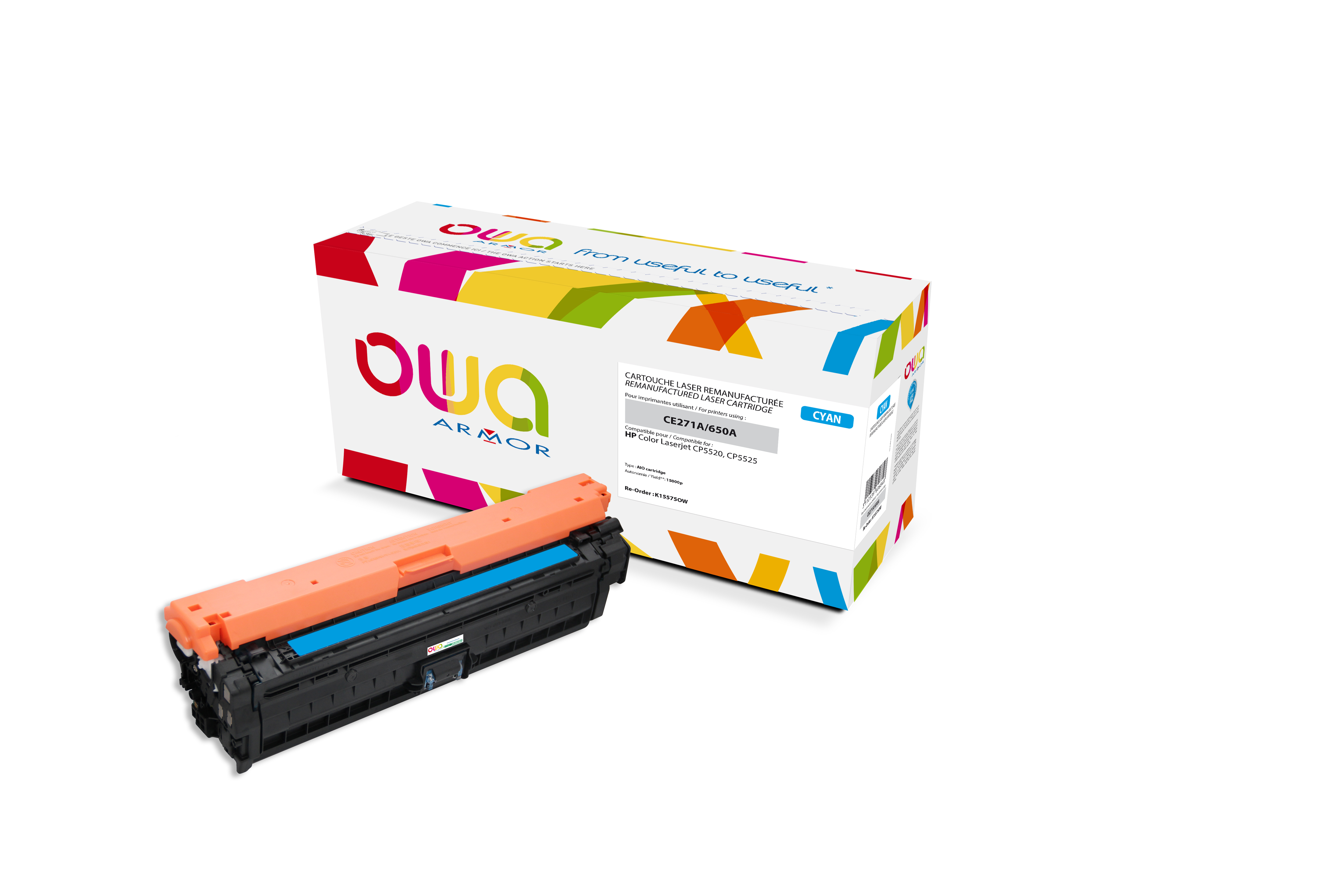 Armor K15575OW Cartouche de toner 1 pi�ce(s) Cyan
