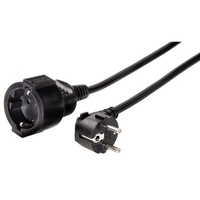 Hama 00047869 power extension 3 m 1 AC outlet(s) Black