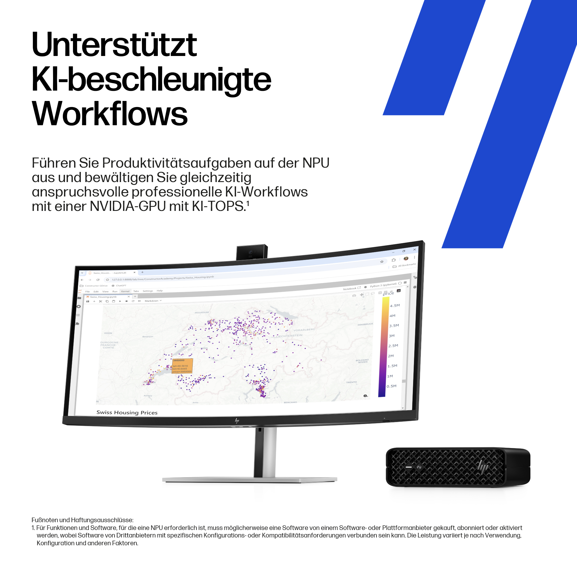 HP Workstation Z2 G1i - Mini - 5U - 1 x Core Ultra 9 285K / 3.7 GHz