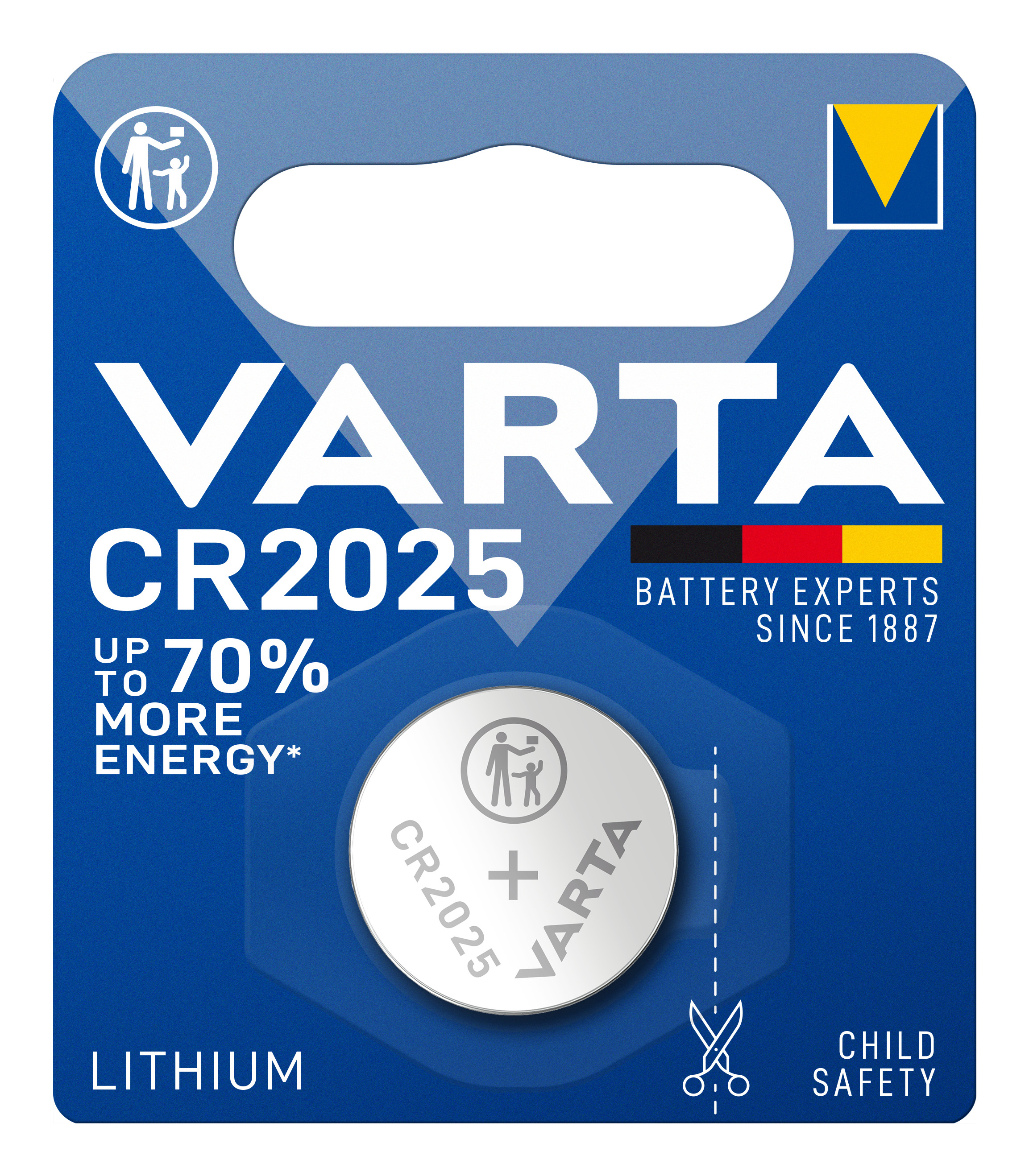 Varta Knopfzelle CR2025 Lithium - Batterie - CR2025