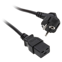 Kolink KKTP01C19 cable de transmisin Negro 1,8 m CEE7/7 C19 acoplador