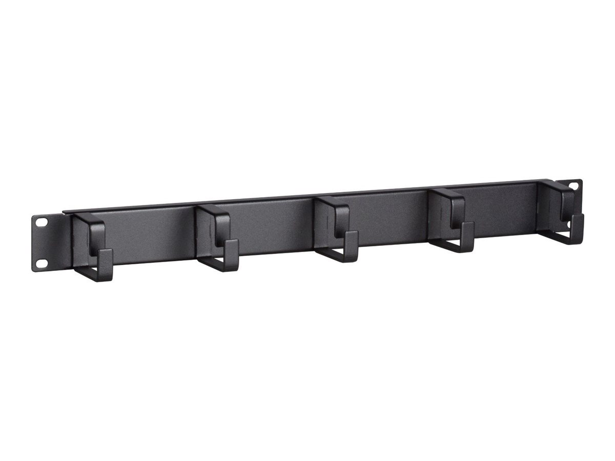 DSIT Rack-Kabelf�hrungsleiste - 5 hooks, metal - Schwarz - 1U - 48.3 cm (19)