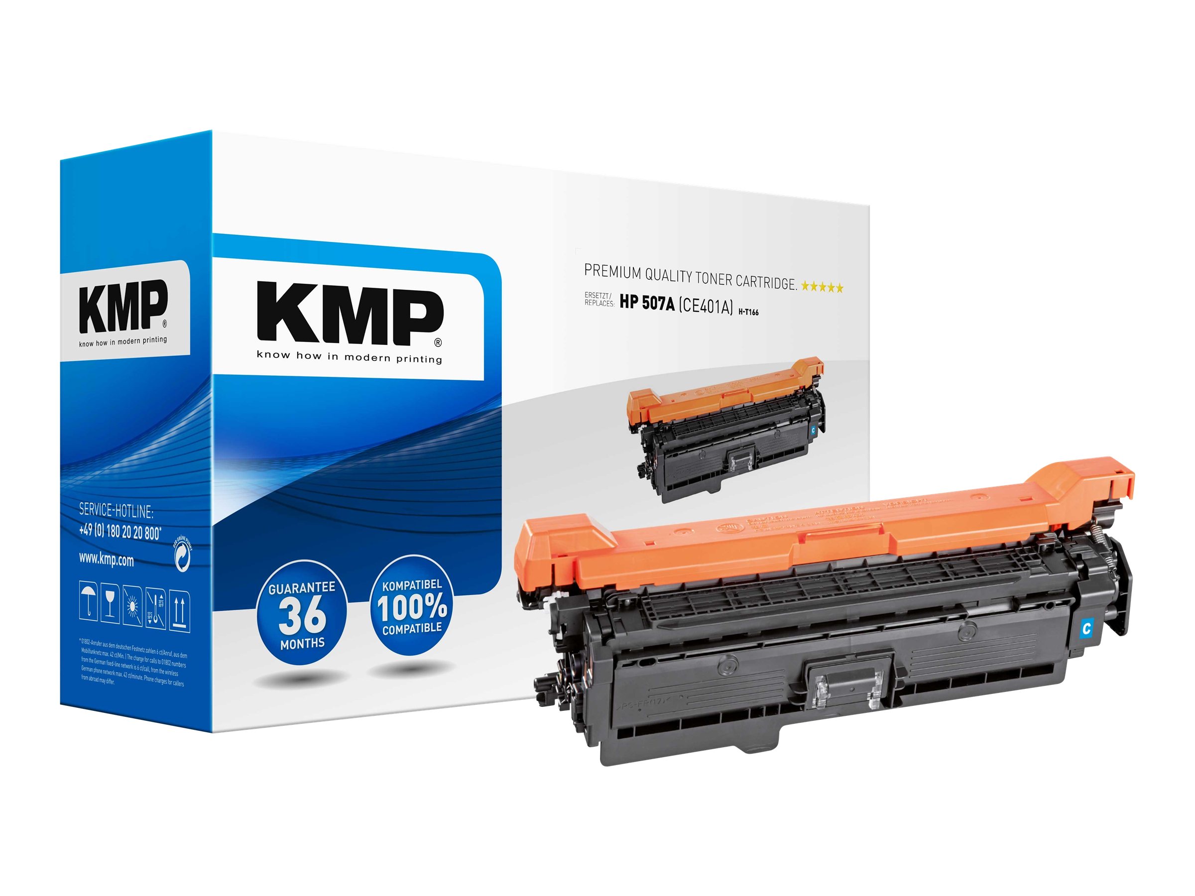 KMP H-T166 - 120 g - Cyan - kompatibel - Tonerpatrone